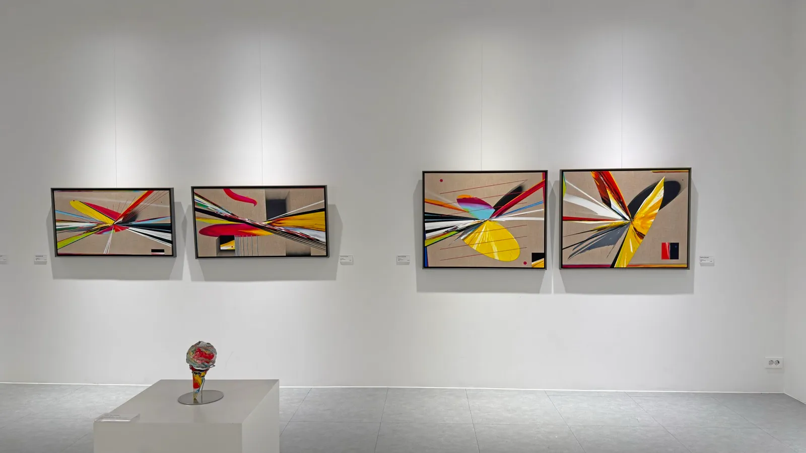 RED LINE : Beyond Time and Space — Minseok Kang’s 15th Solo Exhibition · Gallery UP, Busan 11