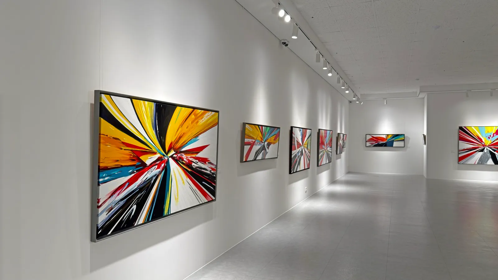 RED LINE : Beyond Time and Space — Minseok Kang’s 15th Solo Exhibition · Gallery UP, Busan 13