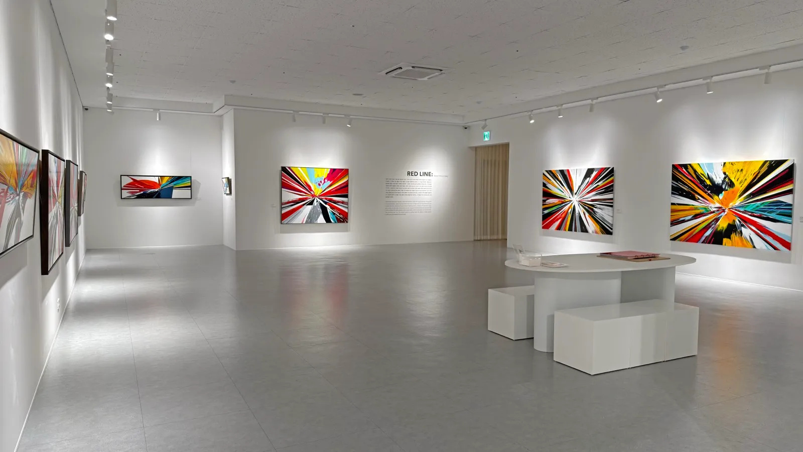 RED LINE : Beyond Time and Space — Minseok Kang’s 15th Solo Exhibition · Gallery UP, Busan