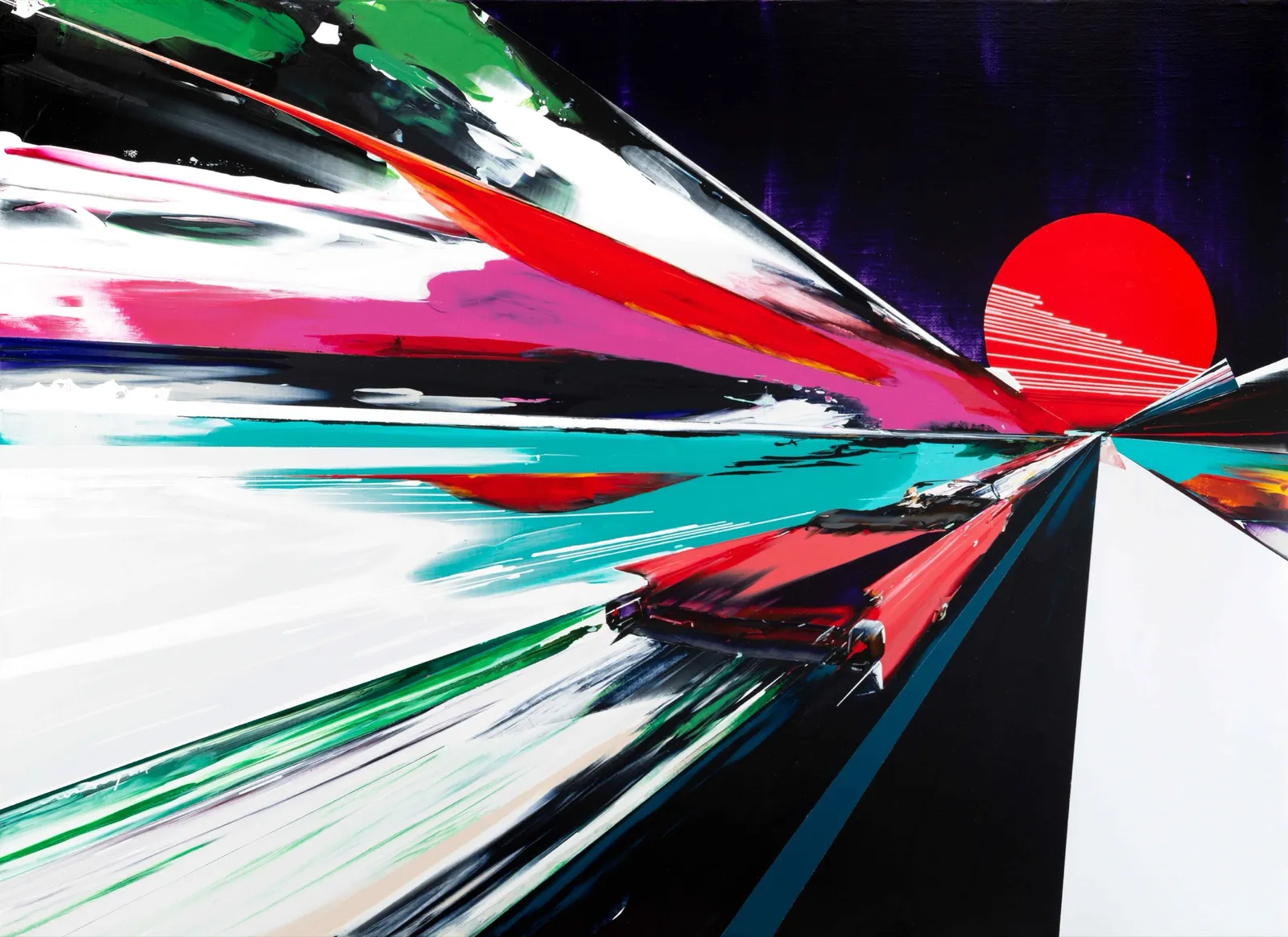 Time Horizon #01 · 72.6×53cm · Acrylic on Canvas · 2024 · 강민석 Minseok Kang