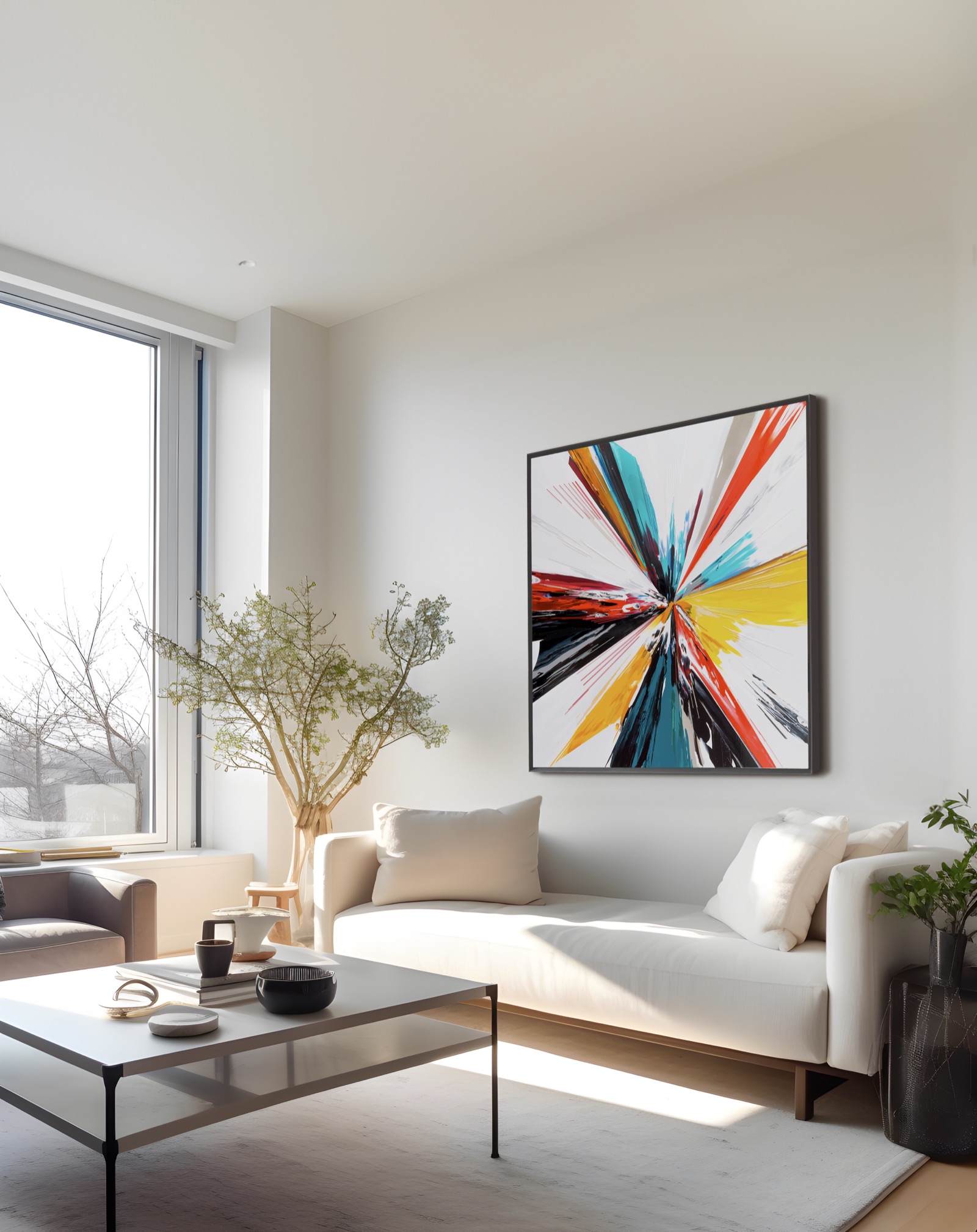 강민석 원화가 설치된 컬렉터 공간 3 — Minseok Kang original artwork in a collector's interior