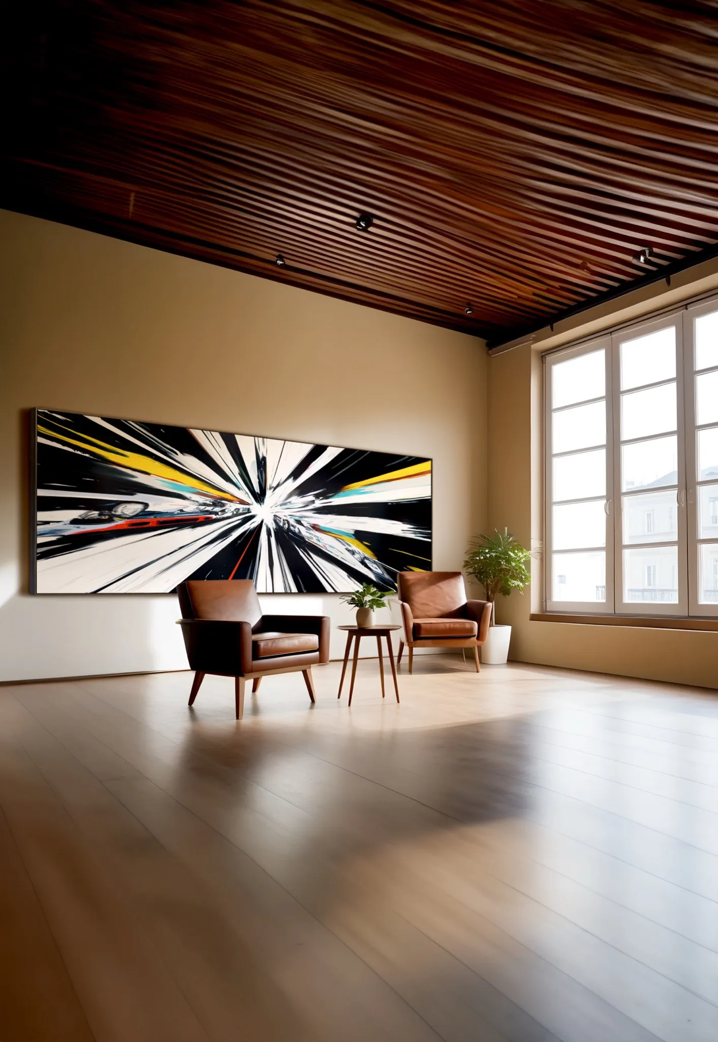 Minseok Kang original artwork in a collector's interior 6