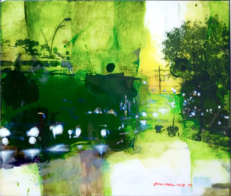Minseok Kang, Sound in the City (2008) — A complex cityscape holding small, fragile human figures, Mixed Media