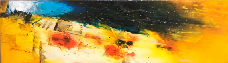 Minseok Kang, Confusion (2010) — A mixed media canvas compressing the city's crowds and gazes, Mixed Media