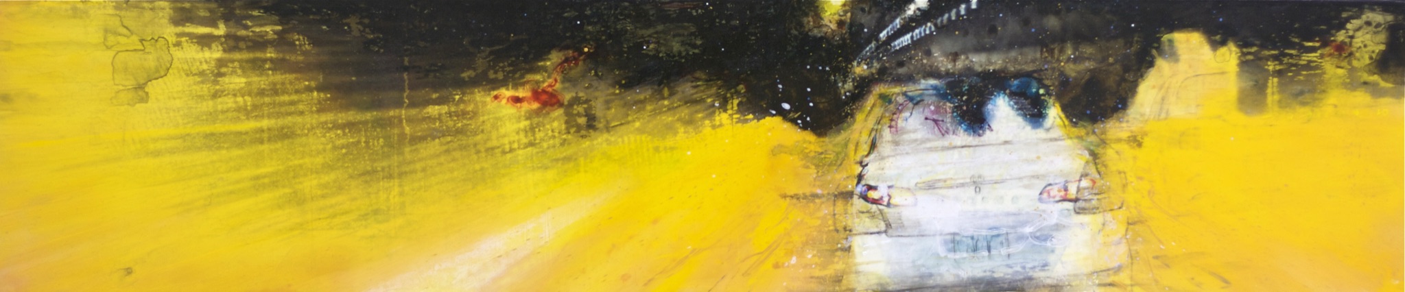 Minseok Kang 강민석 Pursue 경쟁 90.9×19.4cm Mixed Media 2010 Korean contemporary art automotive fine art 경쟁 Competition urban psychology art