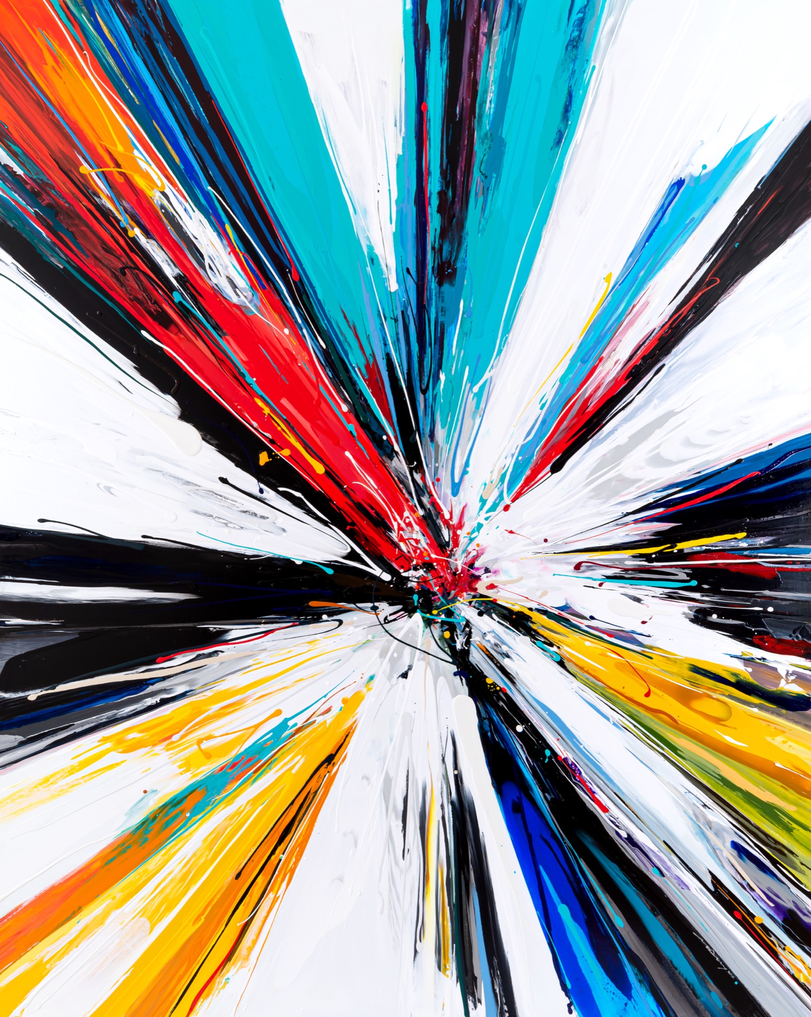 강민석 Minseok Kang 끝없는 힘 Endless Force XXVI 162.2×130.3cm Acrylic on Canvas 2022 Korean contemporary art 한국 현대미술 자동차 그림 automotive fine art 끝없는 힘 Endless Force racing car painting