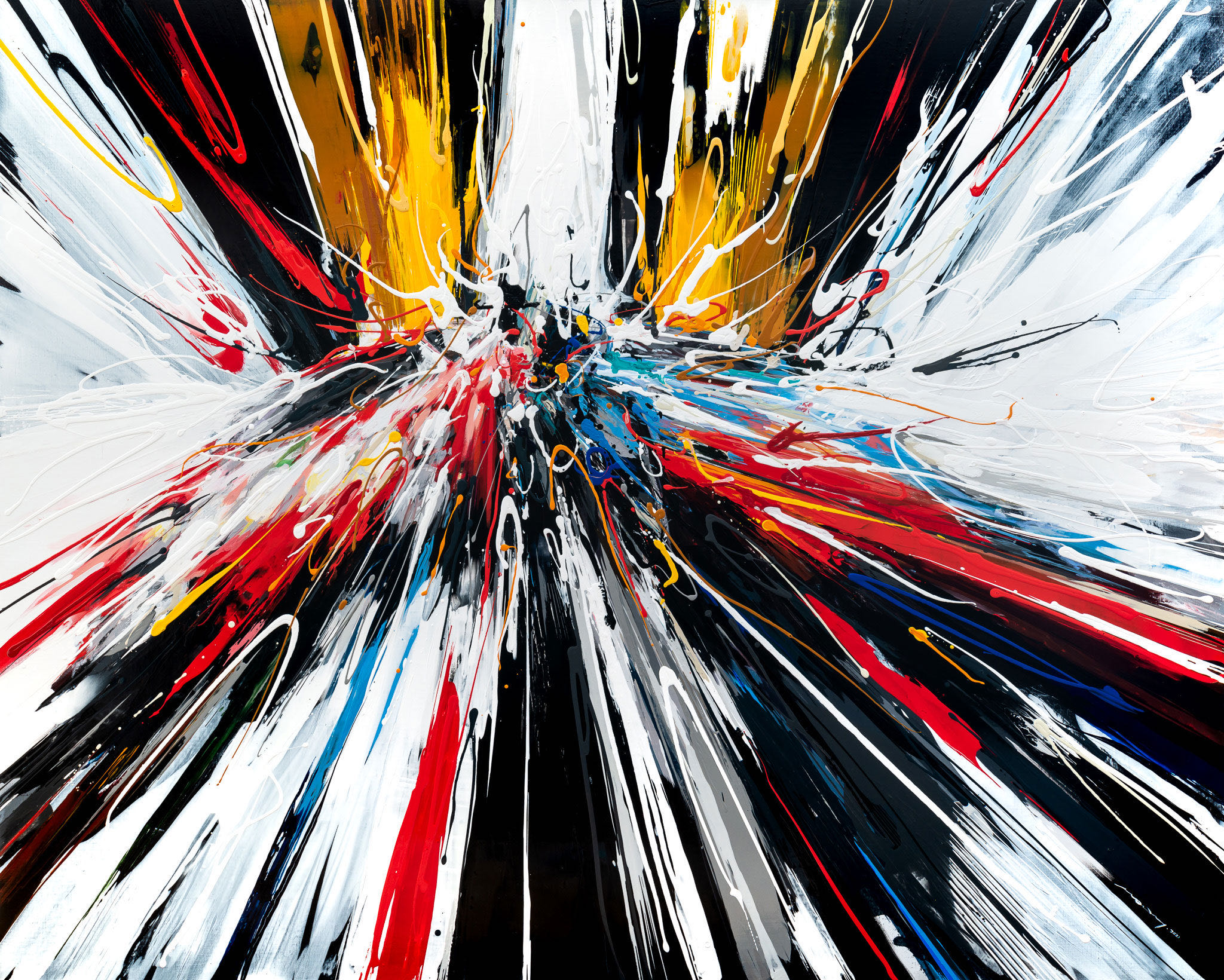 강민석 Minseok Kang 끝없는 힘 Butterfly I 162.2×130.3cm Acrylic on Canvas 2021 Korean contemporary art 한국 현대미술 자동차 그림 automotive fine art 끝없는 힘 Endless Force racing car painting