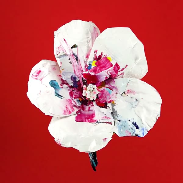 강민석 Minseok Kang 꽃 Mugunghwa Single-channel video 2023 Korean contemporary art 한국 현대미술 자동차 그림 automotive fine art 꽃 미디어아트 Flower media art Korean flower video