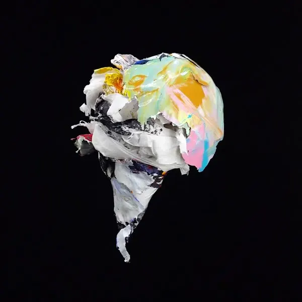 Minseok Kang, Ice Cream No.14 — A single-channel video of an ice cream form playing on loop, Single-channel video