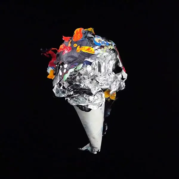 Minseok Kang, Ice Cream No.25 — A single-channel video of an ice cream form playing on loop, Single-channel video