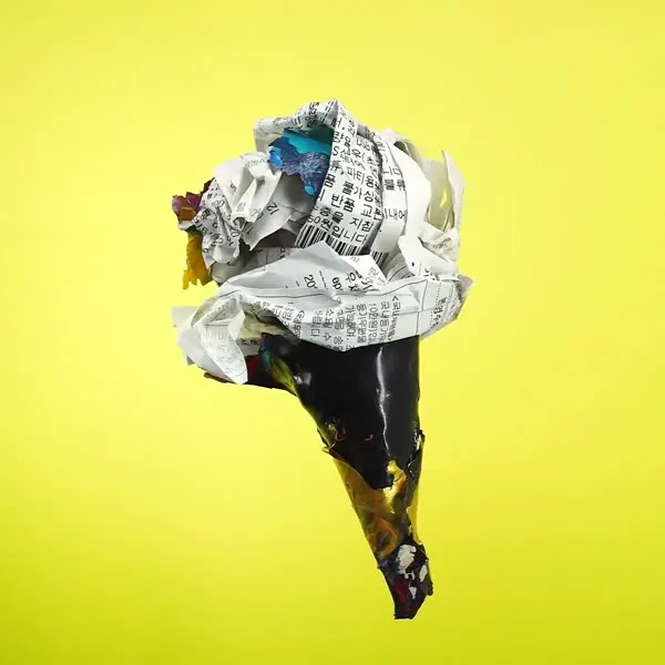 Minseok Kang, Ice Cream No.41 — A single-channel video of an ice cream form playing on loop, Single-channel video