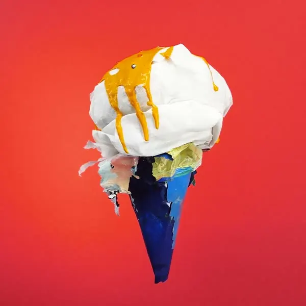 Minseok Kang, Ice Cream No.42 — A single-channel video of an ice cream form playing on loop, Single-channel video