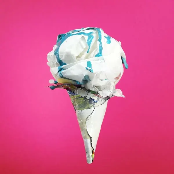 Minseok Kang, Ice Cream No.43 — A single-channel video of an ice cream form playing on loop, Single-channel video