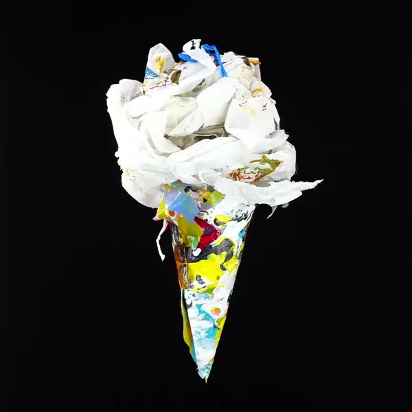 Minseok Kang, Ice Cream No.53 — A single-channel video of an ice cream form playing on loop, Single-channel video