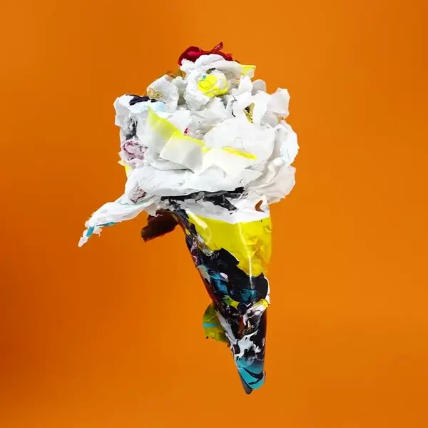 Minseok Kang, Ice Cream No.54 — A single-channel video of an ice cream form playing on loop, Single-channel video