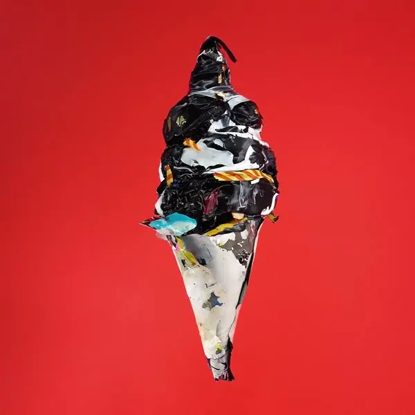 Minseok Kang, Ice Cream No.55 — A single-channel video of an ice cream form playing on loop, Single-channel video