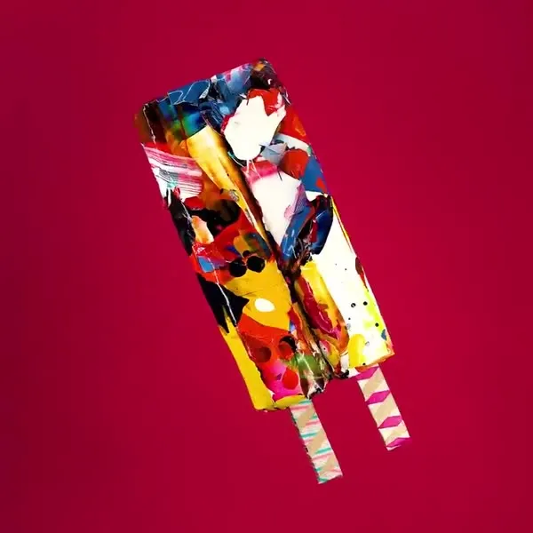 Minseok Kang, Ice Cream No.56 — A single-channel video of an ice cream form playing on loop, Single-channel video