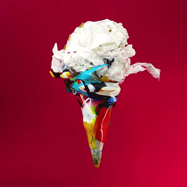 Minseok Kang, Ice Cream No.58 — A single-channel video of an ice cream form playing on loop, Single-channel video