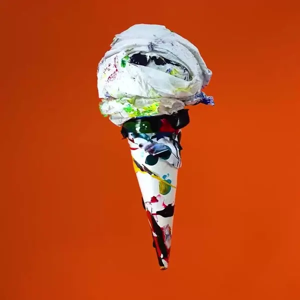 Minseok Kang, Ice Cream No.61 — A single-channel video of an ice cream form playing on loop, Single-channel video