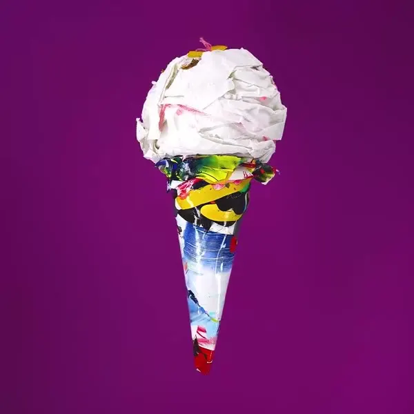 Minseok Kang, Ice Cream No.62 — A single-channel video of an ice cream form playing on loop, Single-channel video