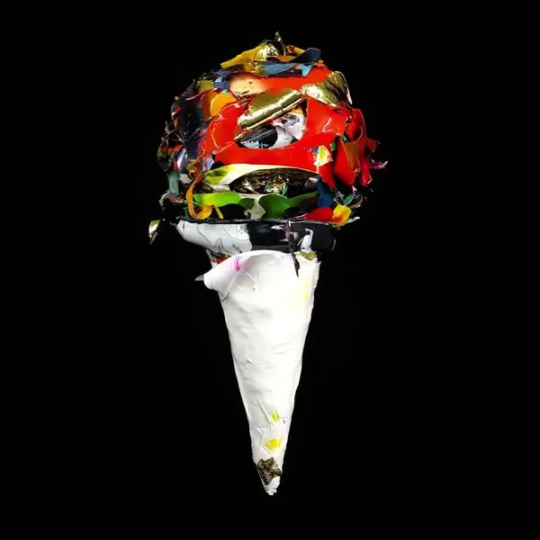 Minseok Kang, Ice Cream No.71 — A single-channel video of an ice cream form playing on loop, Single-channel video