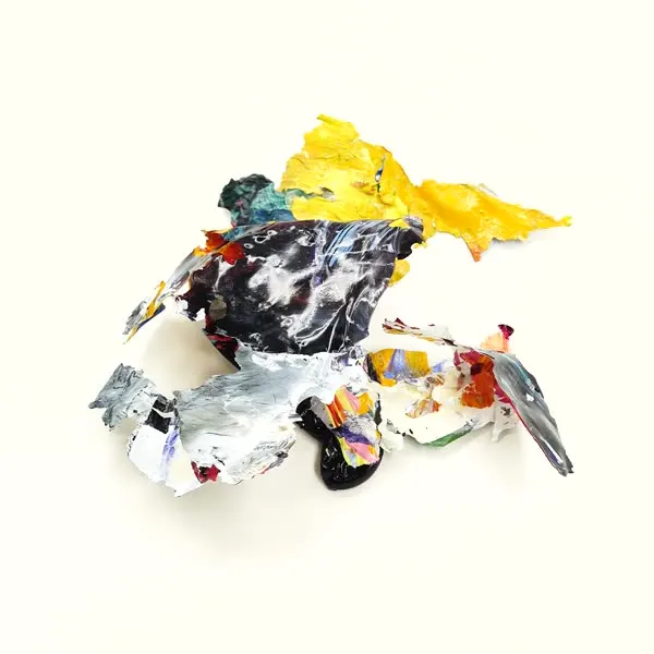 Minseok Kang, Trace 14 (2023) — Video of the moment acrylic paint flows and spreads, Single-channel video