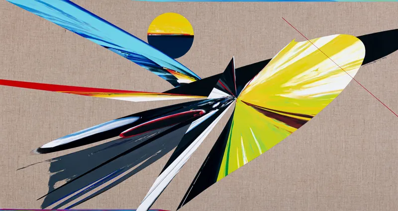 Minseok Kang, Reversed Boundary E02 (2025) — Distorted lines and ruptured colors leaving traces on the canvas, Acrylic on Canvas
