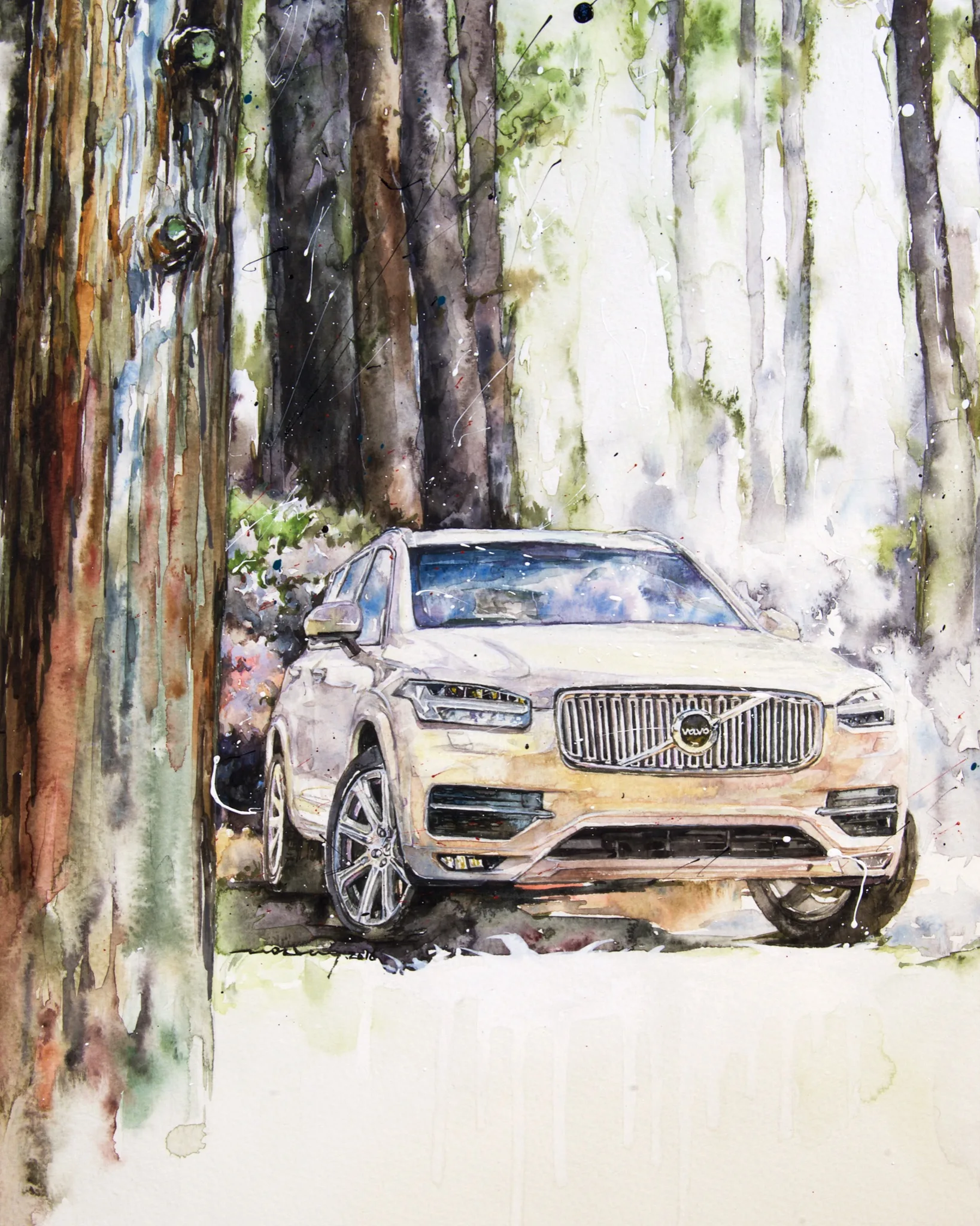 Motor Magazine Watercolor
